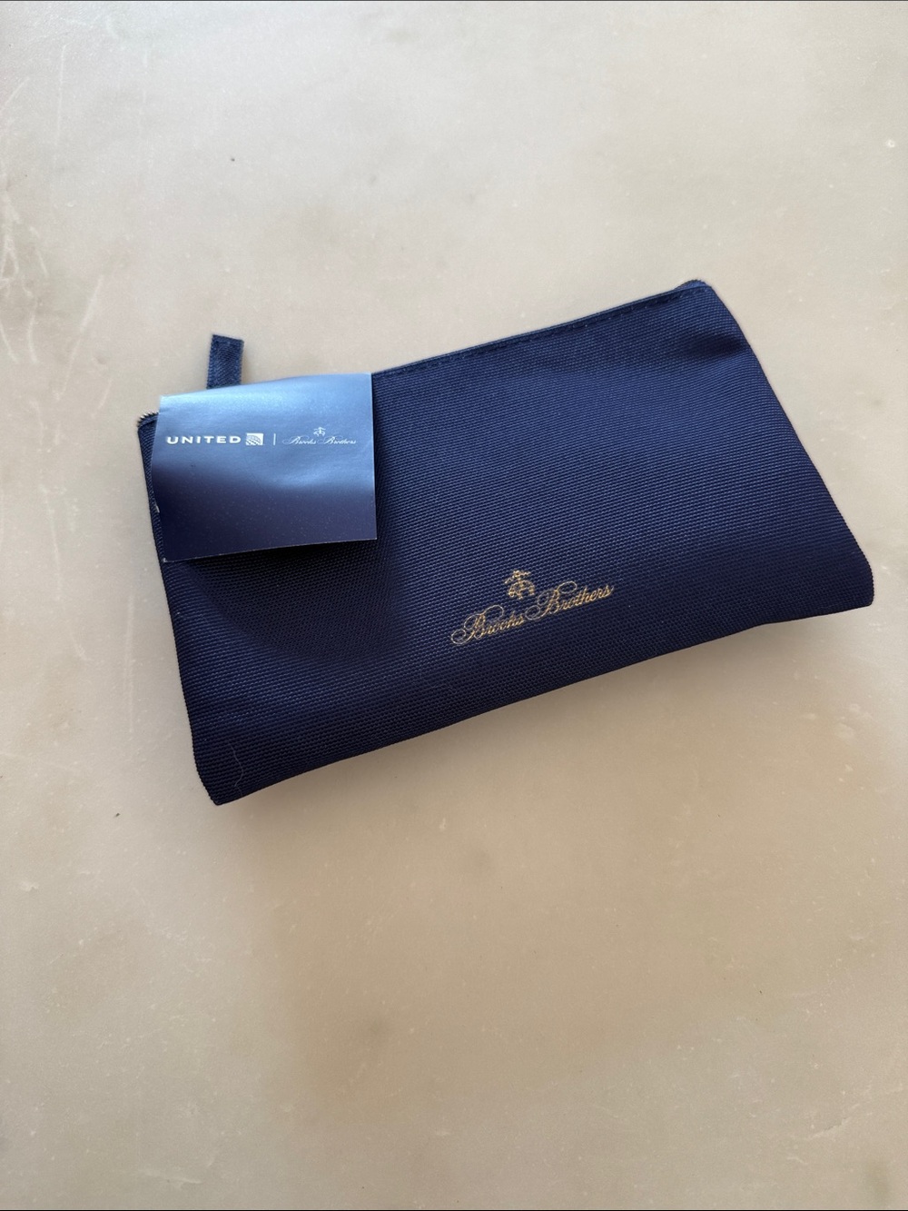 NWT United Polaris Brooks Brothers Amenity Kit with Perricone Products